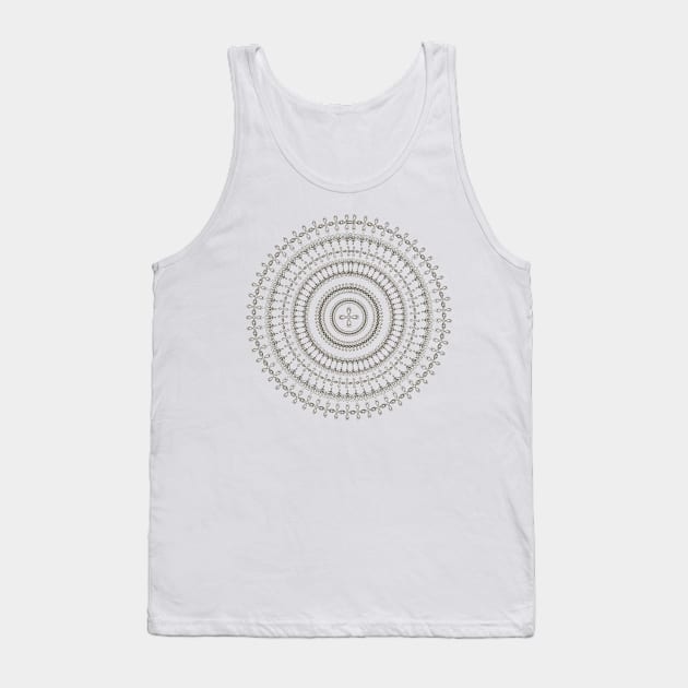 Mandala rircular espiritual Tank Top by magenta-dream